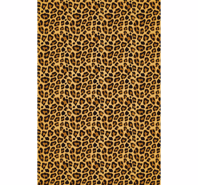 Carta da parati animali stampa leopardata - TenStickers