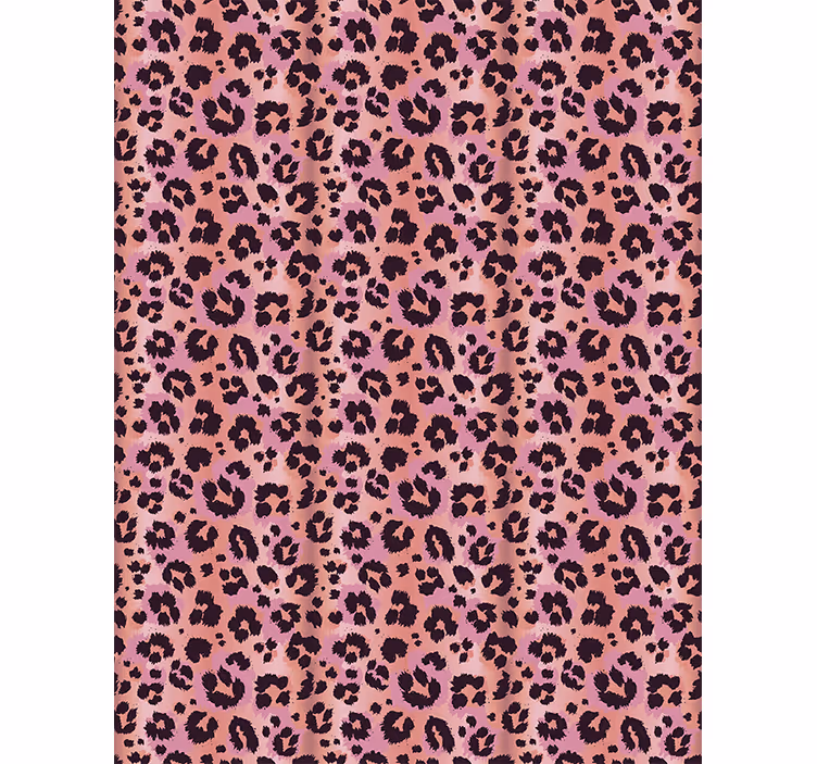 Carta da parati animali leopardo rosa - TenStickers