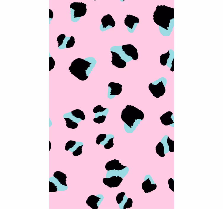 Carta da parati animali leopardo rosa - TenStickers