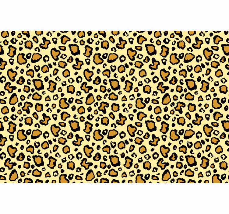 Carta da parati animali motivo leopardato giallo - TenStickers