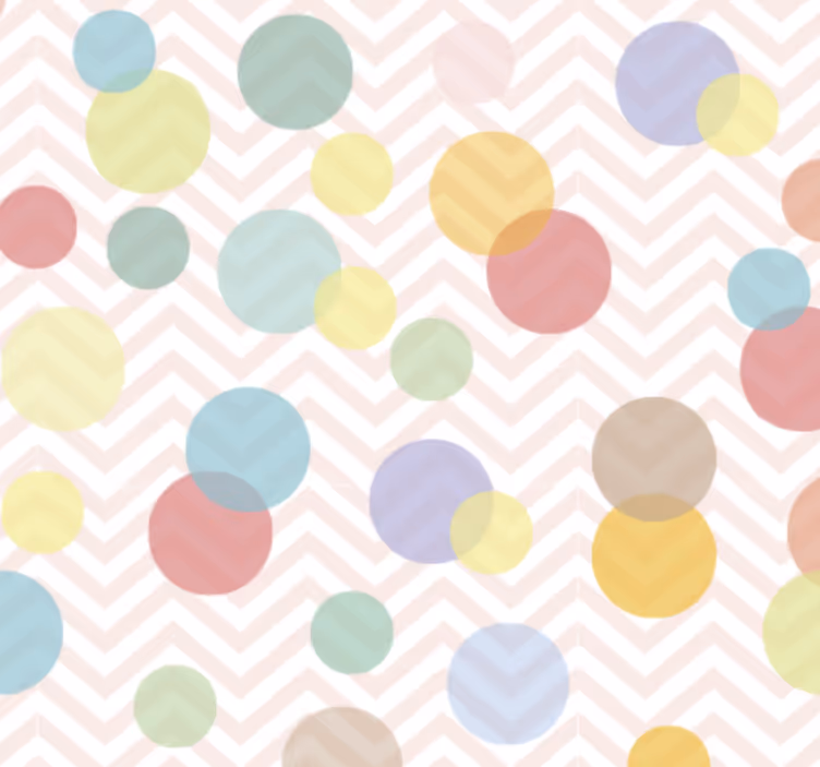 Carta da parati ufficio pois colorati a zig zag - TenStickers