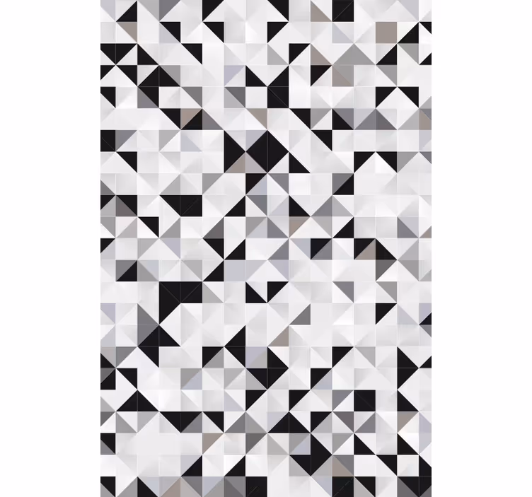 Carta da parati ufficio mosaico triangoli grigi - TenStickers