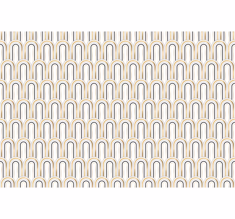 Carta da parati ufficio design a motivo architettonico - TenStickers