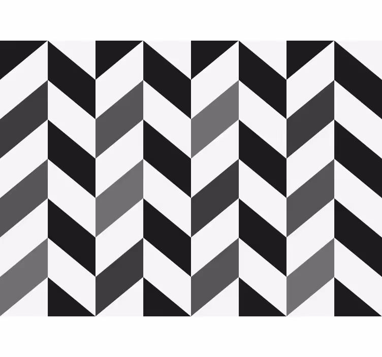 Carta da parati ufficio chevron a contrasto - TenStickers