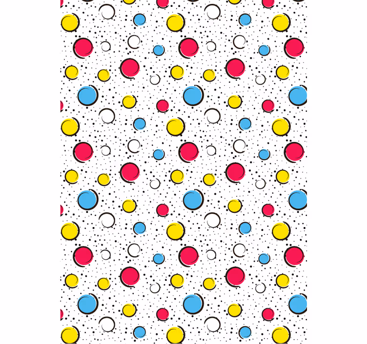 Carta da parati corridoio pois multicolore - TenStickers
