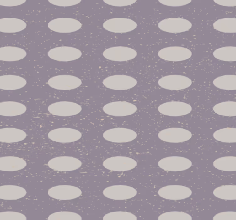 Carta da parati corridoio cerchi grigi e viola geometrici - TenStickers