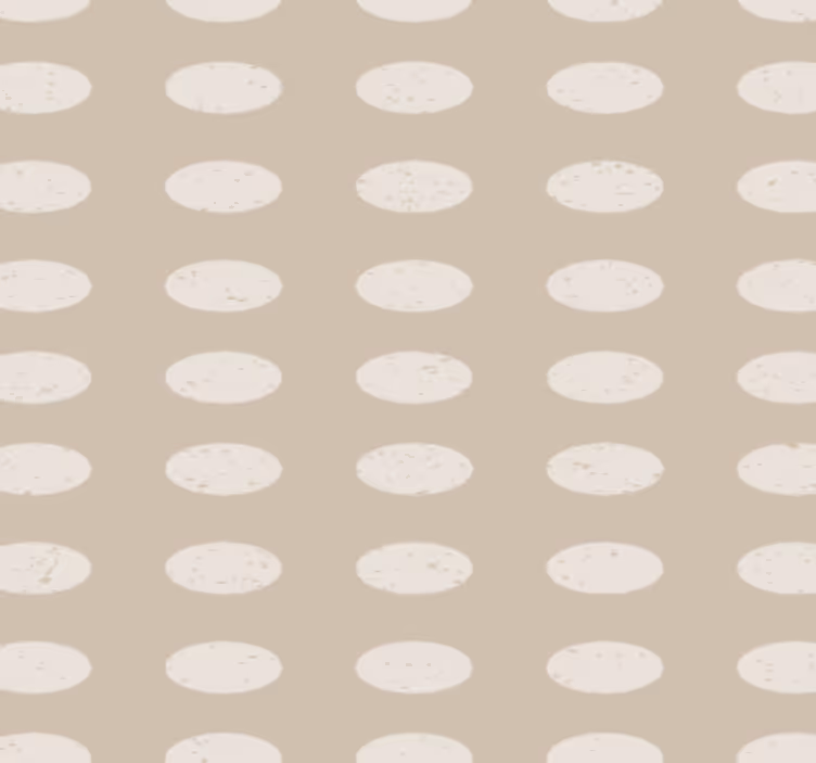 Carta da parati corridoio motivo cerchi bianchi geometrici - TenStickers