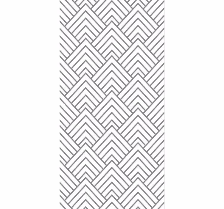 Carta da parati sala da pranzo labirinto geometrico - TenStickers