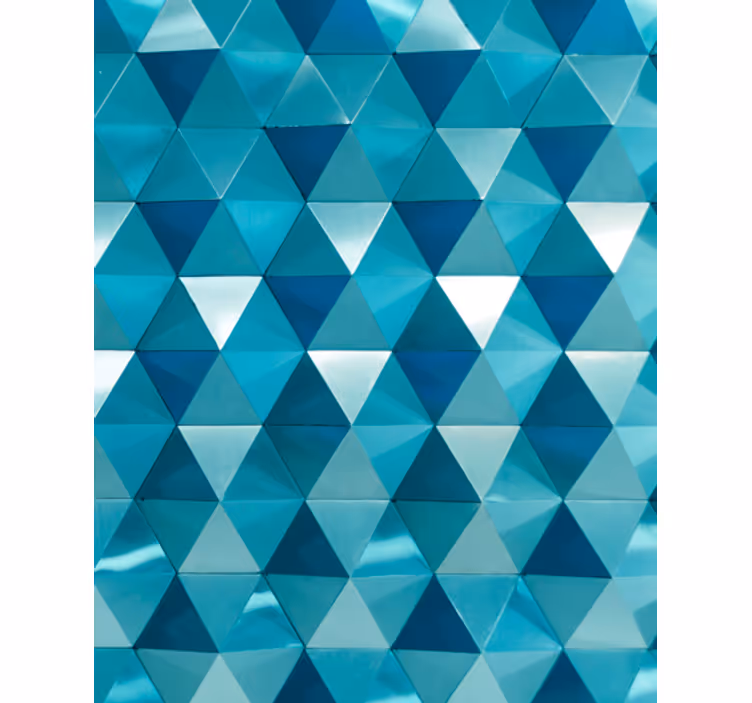 Carta da parati geometrica a piastrelle triangolari - TenStickers