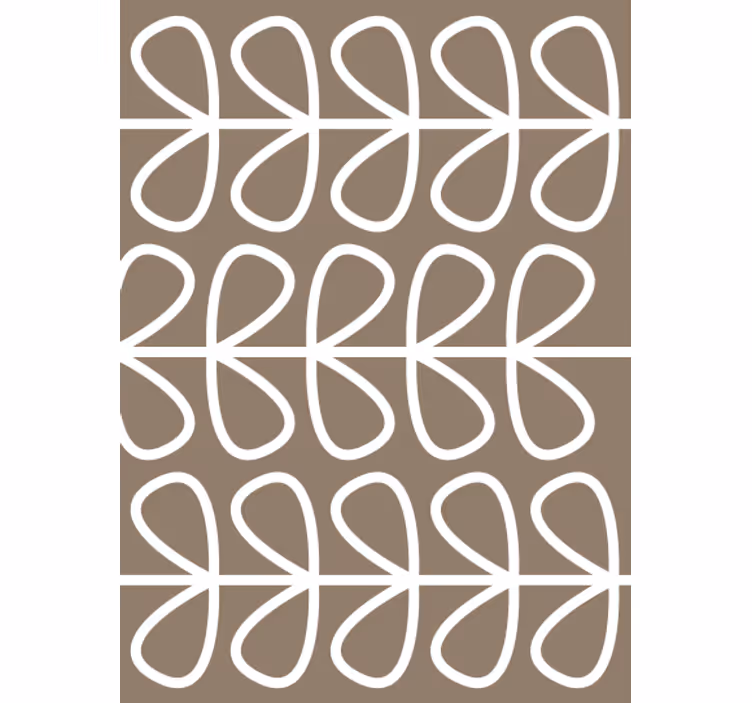 Carta da parati geometrica motivo a loop geometrico - TenStickers