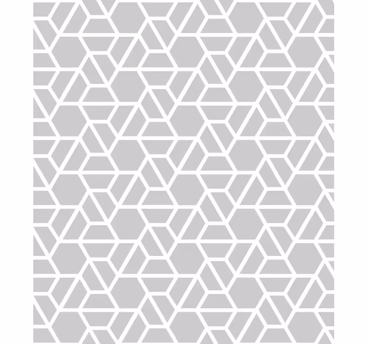 Carta da parati geometrica design a griglia geometrica - TenStickers