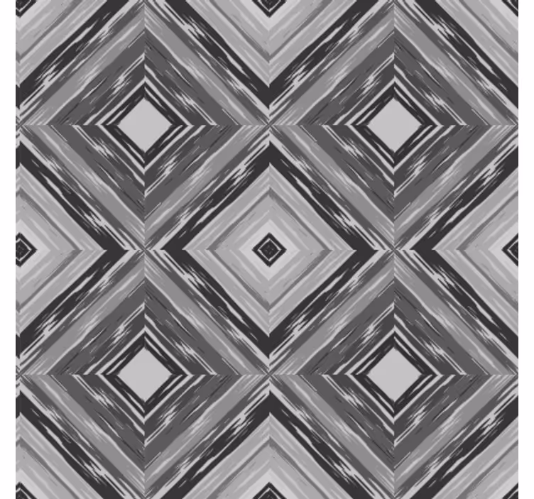 Carta da parati geometrica illusione di diamante - TenStickers