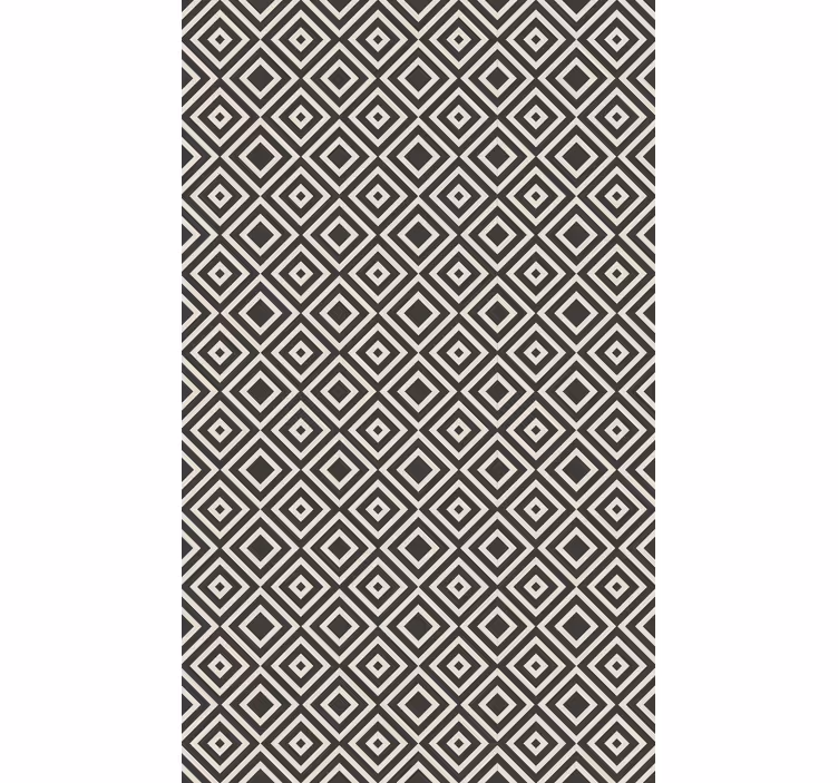 Carta da parati geometrica motivo a diamante - TenStickers