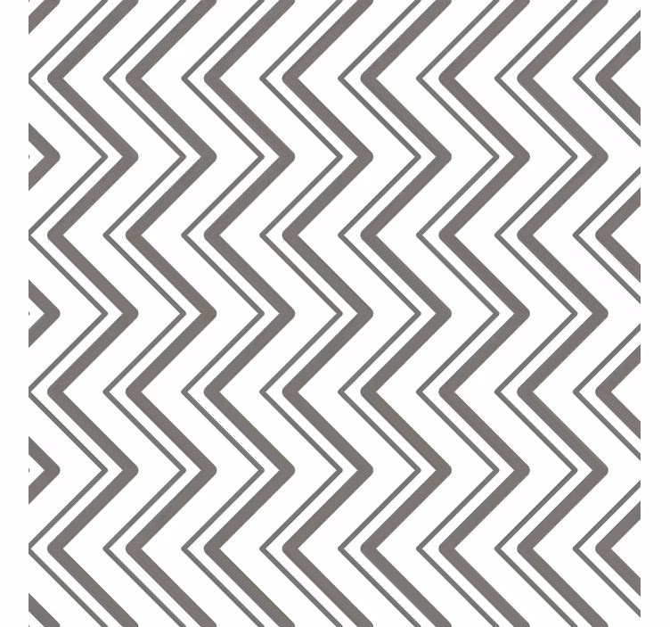 Carta da parati geometrica stile chevron - TenStickers