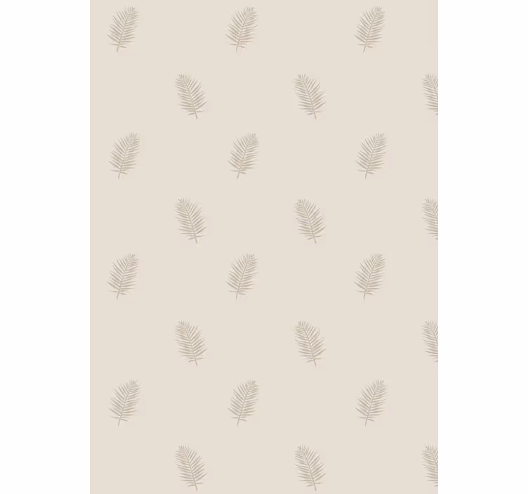 Carta da parati natura con motivo fogliare - TenStickers