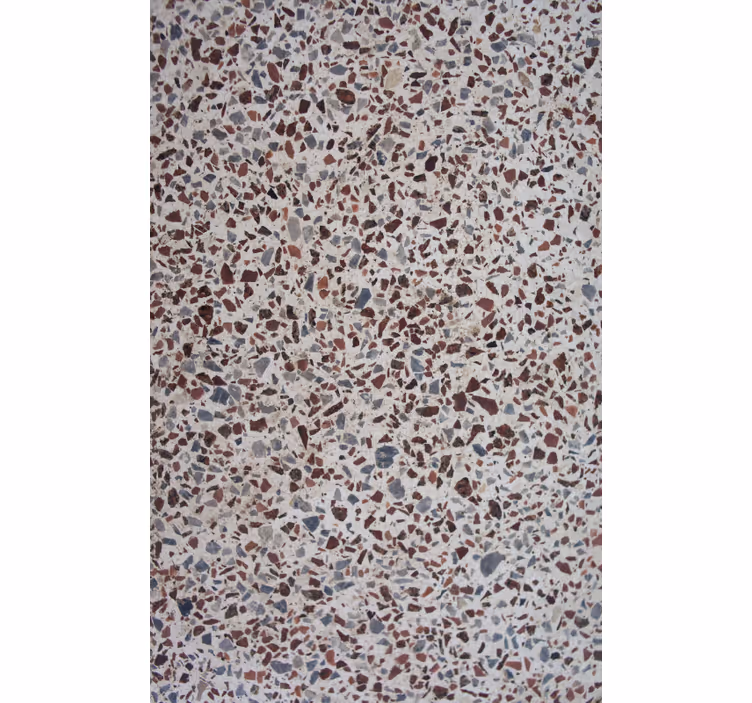 Carta da parati moderna texture colore grigio terrazzo - TenStickers