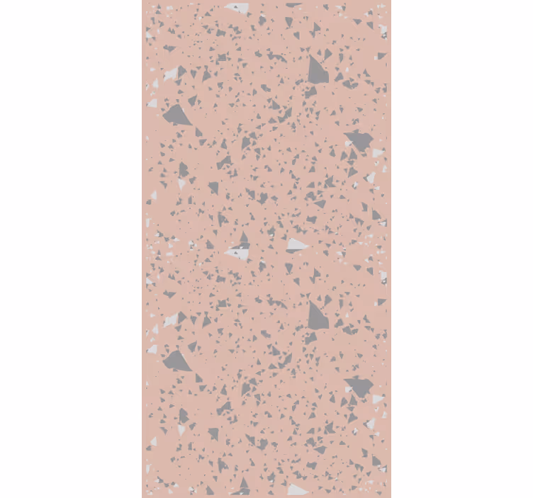 Carta da parati moderna texture terrazzo rosa e grigio - TenStickers