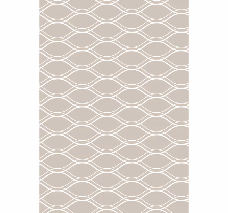 Carta da parati moderna texture beige con righe bianche - TenStickers