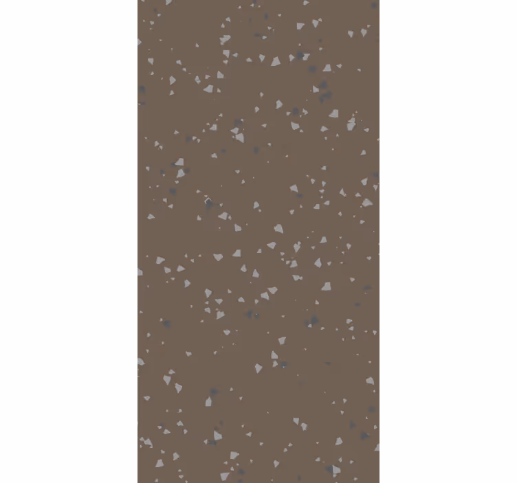 Carta da parati moderna texture terrazzo marrone e grigio - TenStickers