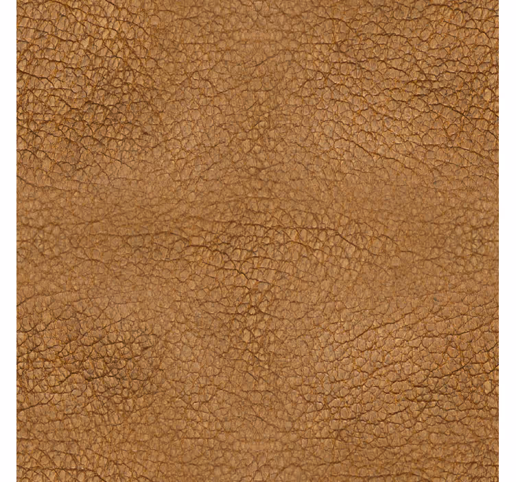 Carta da parati moderna texture effetto cuoio marrone - TenStickers