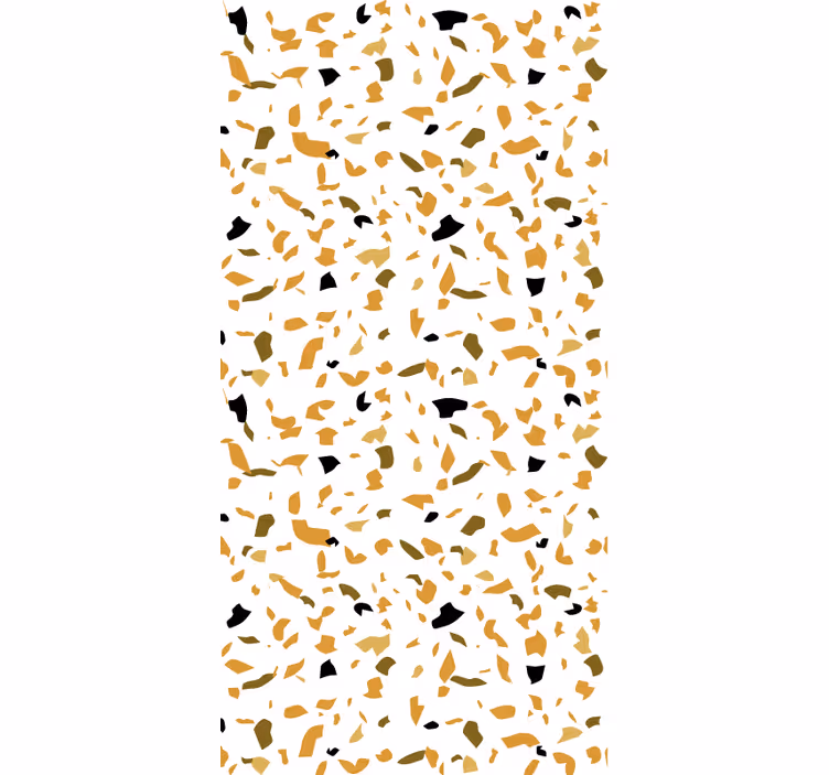 Carta da parati moderna texture colori caldi terrazzo - TenStickers