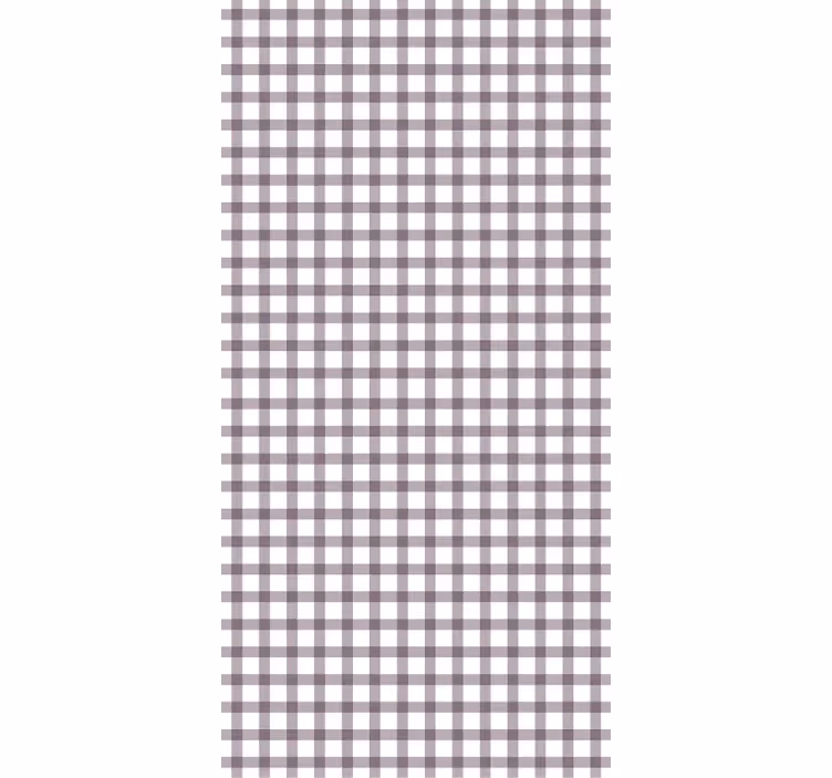 Carta da parati moderna texture gingham lilla - TenStickers