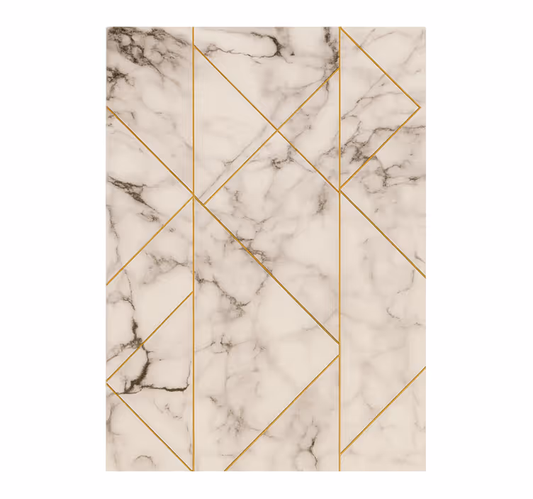 Carta da parati effetto marmo design elegante a griglia - TenStickers