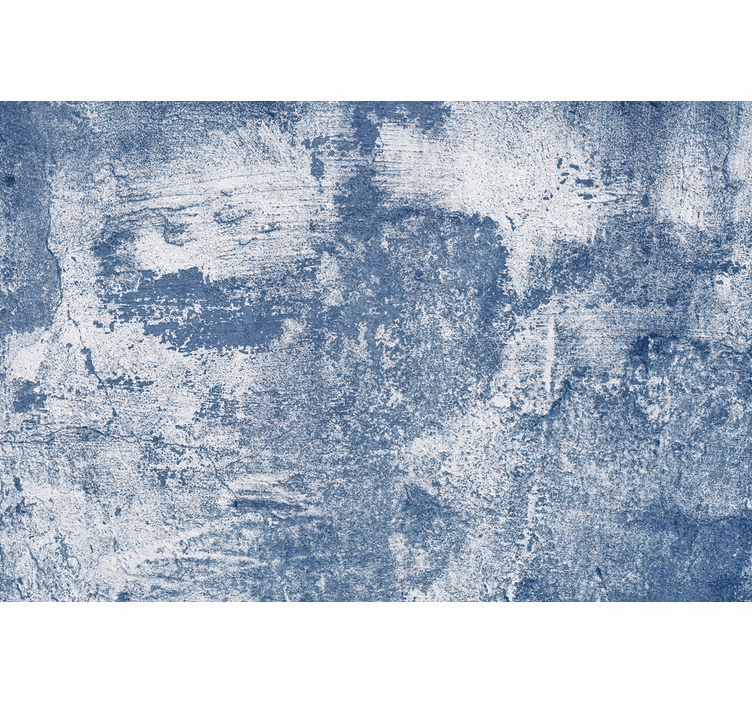 Carta da parati effetto pietra blu cemento - TenStickers