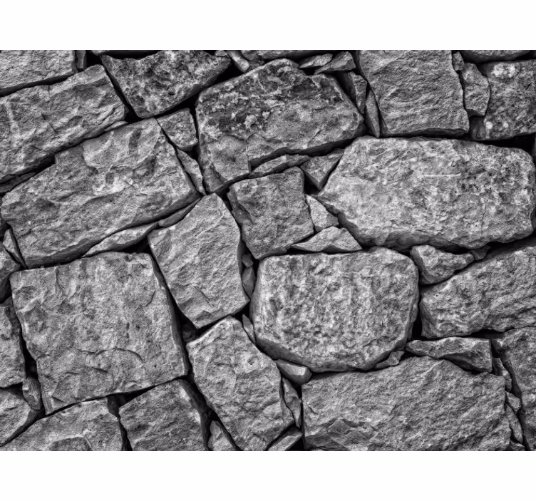 Carta da parati effetto pietra texture irregolare - TenStickers