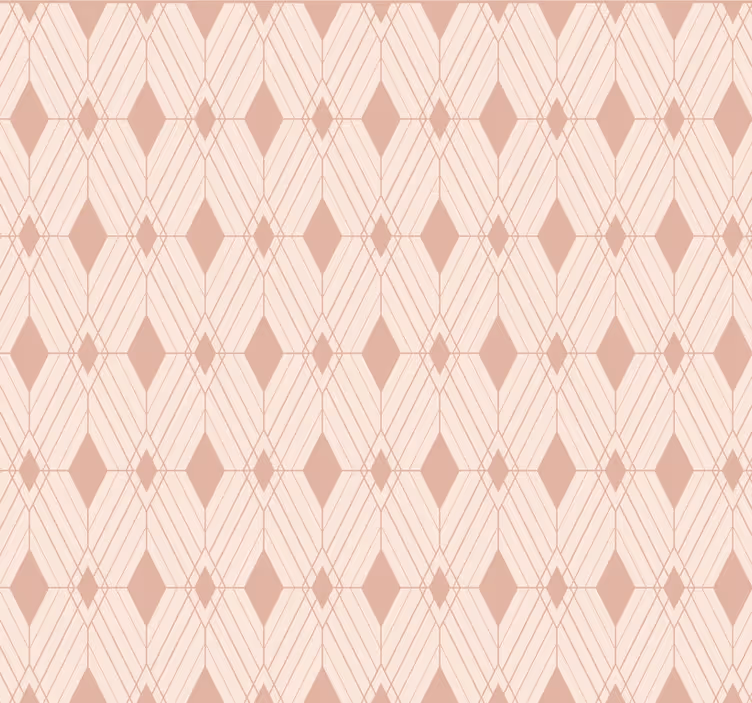 Carta da parati effetto piastrelle diamanti pastello - TenStickers