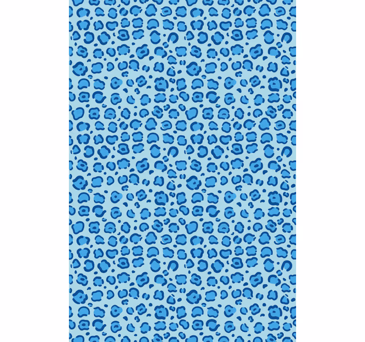 Carta da parati cameretta motivo a pois blu - TenStickers