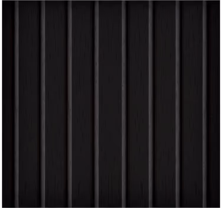 Carta da parati soggiorno pannello nero rustico - TenStickers