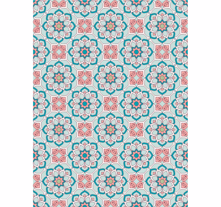 Carta da parati corridoio stile nonna chic - TenStickers
