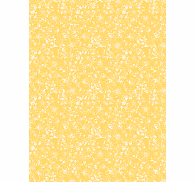 Carta da parati corridoio motivo giallo delicato - TenStickers