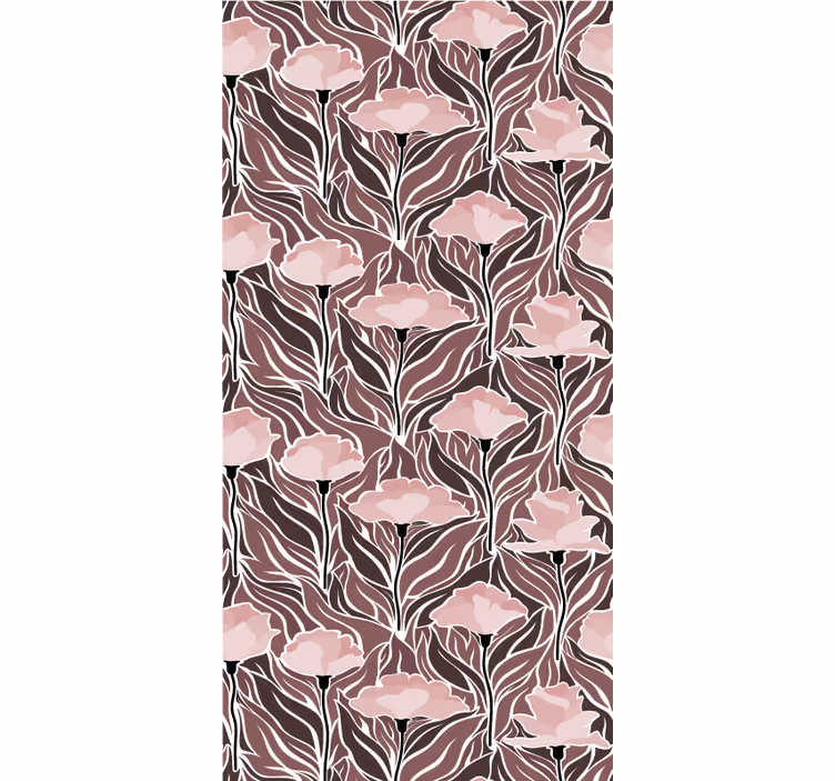 Carta da parati corridoio motivi beige eleganti - TenStickers