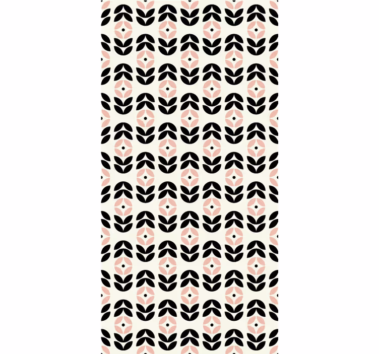 Carta da parati corridoio ripetizione geometrica beige - TenStickers
