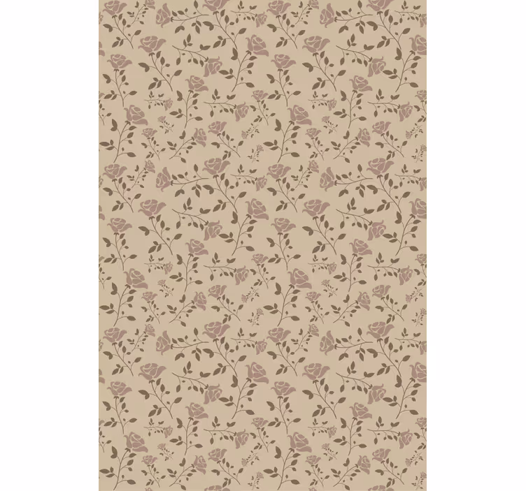 Carta da parati corridoio dettagli botanici sottili - TenStickers
