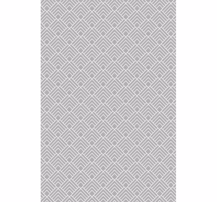 Carta da parati nordica linee grigie zig zag - TenStickers