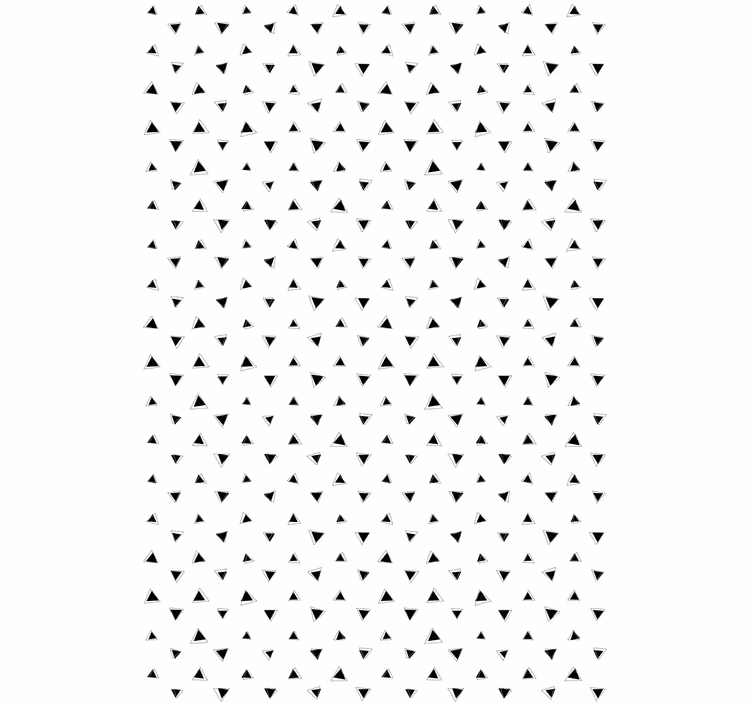 Carta da parati nordica triangoli 3d neri e grigi - TenStickers