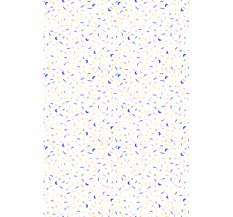 Carta da parati nordica motivo spruzzi colorati - TenStickers