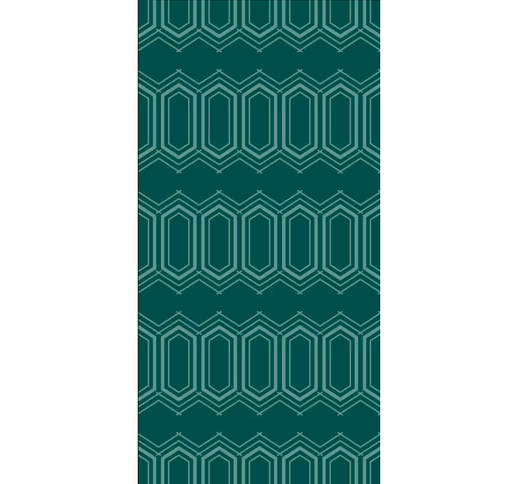 Carta da parati texture motivo geometrico verde - TenStickers