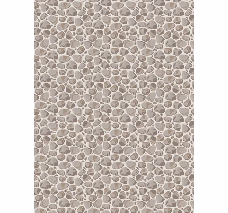 Carta da parati texture motivo ciottoli - TenStickers