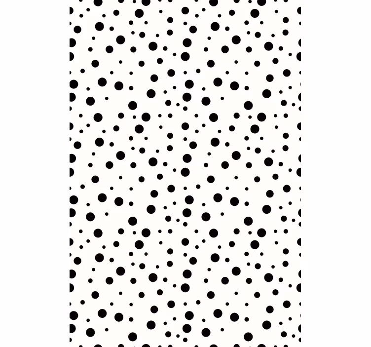 Carta da parati texture pois neri - TenStickers