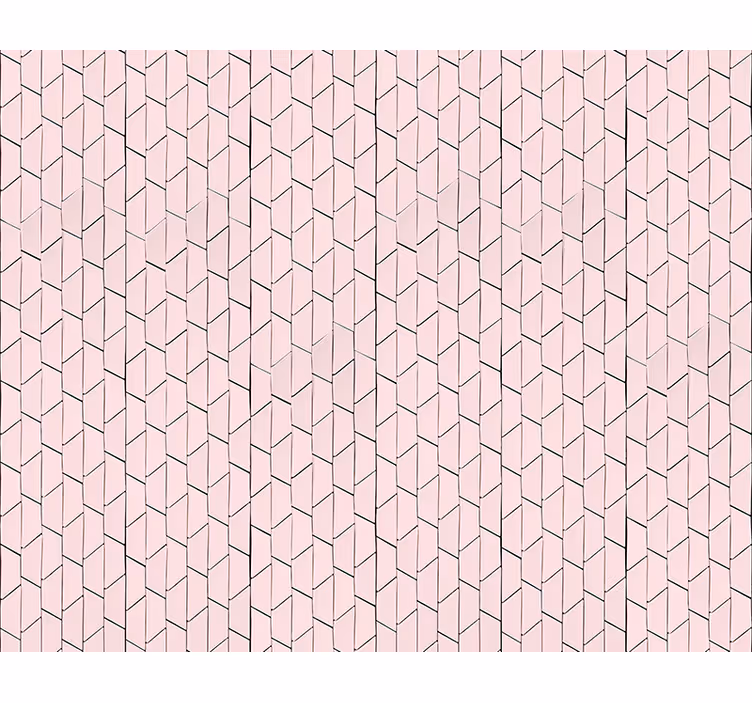Carta da parati texture design geometrico rosa - TenStickers