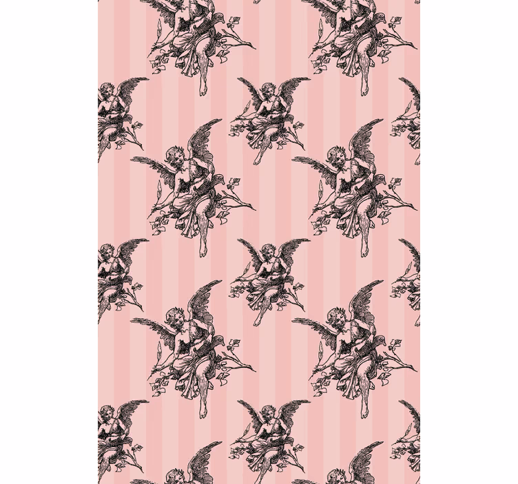 Carta da parati classica design a motivi toile jouy - TenStickers