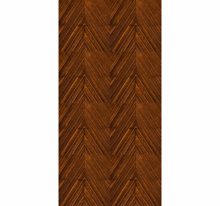 Carta da parati rustica motivo legno a zigzag - TenStickers