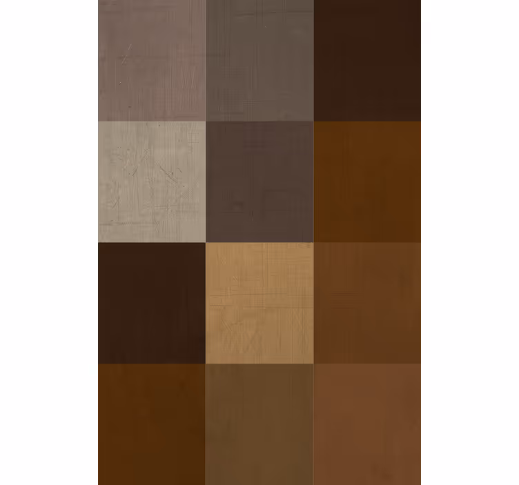 Carta da parati soggiorno superficie patchwork - TenStickers