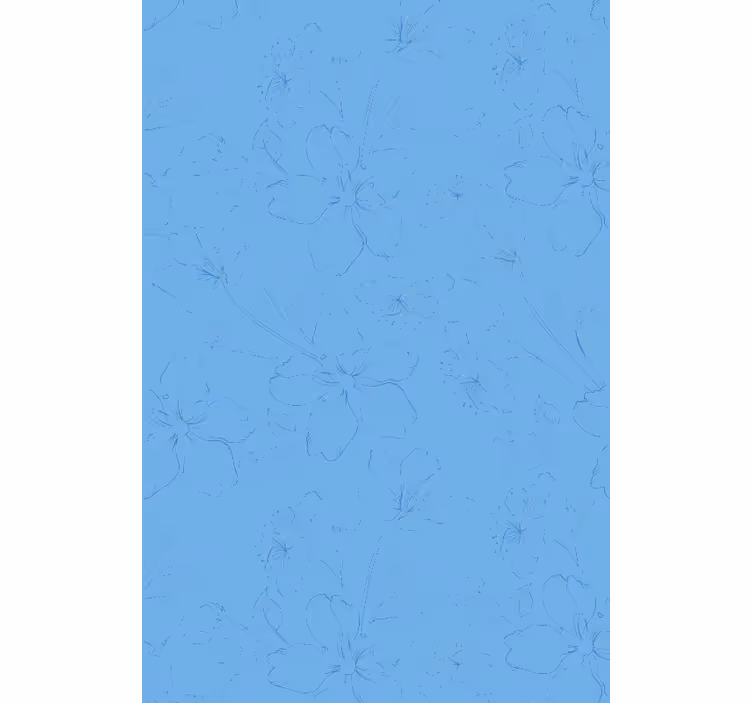 Carta da parati soggiorno ispirata alla botanica - TenStickers