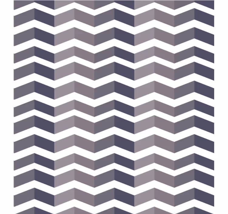 Carta da parati soggiorno design a zigzag - TenStickers