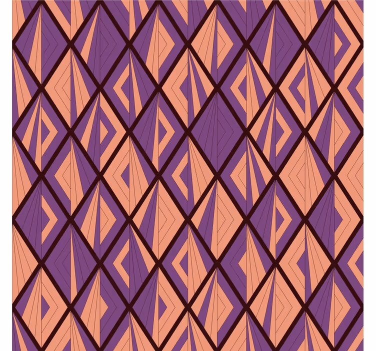 Carta da parati geometrica motivo diamante geometrico - TenStickers